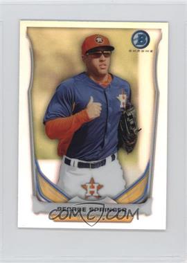 2014 Bowman - Bowman Scout Top 5 Prospects Mini Chrome Refractors #BM-HA3 - George Springer