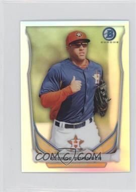 2014 Bowman - Bowman Scout Top 5 Prospects Mini Chrome Refractors #BM-HA3 - George Springer