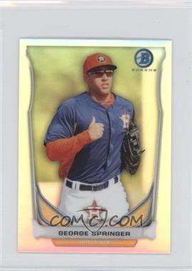 2014 Bowman - Bowman Scout Top 5 Prospects Mini Chrome Refractors #BM-HA3 - George Springer