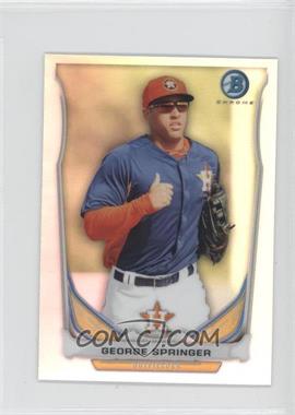 2014 Bowman - Bowman Scout Top 5 Prospects Mini Chrome Refractors #BM-HA3 - George Springer