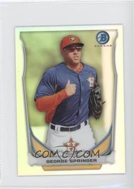 2014 Bowman - Bowman Scout Top 5 Prospects Mini Chrome Refractors #BM-HA3 - George Springer