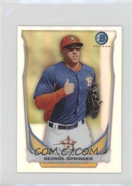 2014 Bowman - Bowman Scout Top 5 Prospects Mini Chrome Refractors #BM-HA3 - George Springer