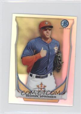 2014 Bowman - Bowman Scout Top 5 Prospects Mini Chrome Refractors #BM-HA3 - George Springer