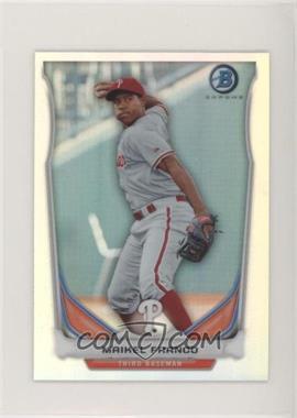 2014 Bowman - Bowman Scout Top 5 Prospects Mini Chrome Refractors #BM-PP1 - Maikel Franco