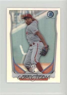 2014 Bowman - Bowman Scout Top 5 Prospects Mini Chrome Refractors #BM-PP1 - Maikel Franco