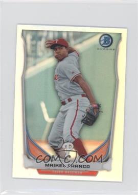 2014 Bowman - Bowman Scout Top 5 Prospects Mini Chrome Refractors #BM-PP1 - Maikel Franco