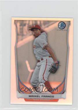 2014 Bowman - Bowman Scout Top 5 Prospects Mini Chrome Refractors #BM-PP1 - Maikel Franco