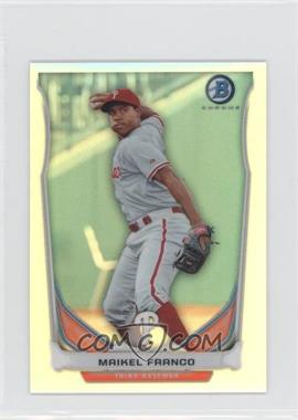 2014 Bowman - Bowman Scout Top 5 Prospects Mini Chrome Refractors #BM-PP1 - Maikel Franco