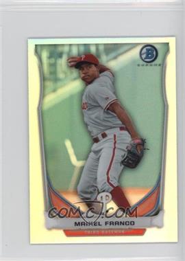 2014 Bowman - Bowman Scout Top 5 Prospects Mini Chrome Refractors #BM-PP1 - Maikel Franco