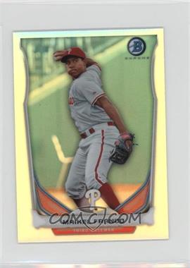 2014 Bowman - Bowman Scout Top 5 Prospects Mini Chrome Refractors #BM-PP1 - Maikel Franco