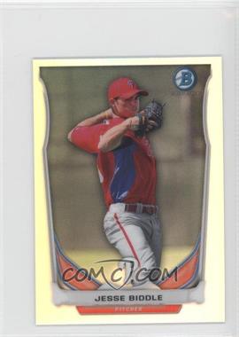 2014 Bowman - Bowman Scout Top 5 Prospects Mini Chrome Refractors #BM-PP2 - Jesse Biddle