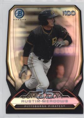 2014 Bowman - Bowman's Top 100 Prospects Chrome - Refractor Die-Cut #BTP-35 - Austin Meadows /99