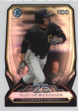 2014 Bowman - Bowman's Top 100 Prospects Chrome - Refractor Die-Cut #BTP-35 - Austin Meadows /99