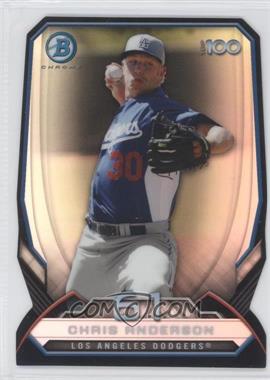 2014 Bowman - Bowman's Top 100 Prospects Chrome - Refractor Die-Cut #BTP-61 - Chris Anderson /99