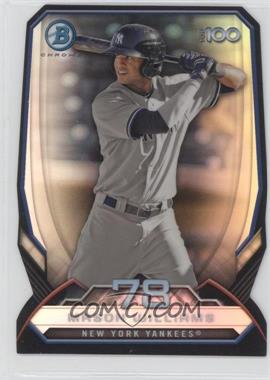 2014 Bowman - Bowman's Top 100 Prospects Chrome - Refractor Die-Cut #BTP-78 - Mason Williams /99