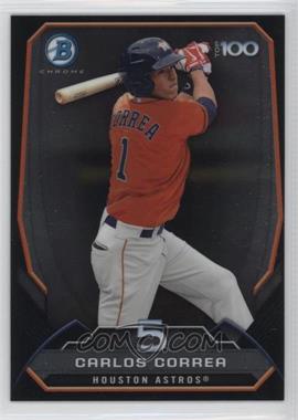 2014 Bowman - Bowman's Top 100 Prospects Chrome #BTP-5 - Carlos Correa