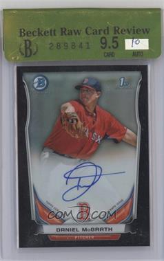 2014 Bowman - Prospect Autographs Chrome - Black Refractor #BCAP-DM - Daniel McGrath /99 [BRCR 9.5]