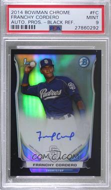 2014 Bowman - Prospect Autographs Chrome - Black Refractor #BCAP-FC - Franchy Cordero /99 [PSA 9 MINT]