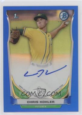 2014 Bowman - Prospect Autographs Chrome - Blue Refractor #BCAP-CK - Chris Kohler /150