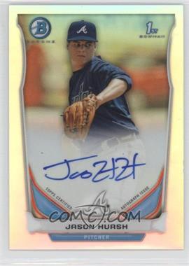 2014 Bowman - Prospect Autographs Chrome - Refractor #BCAP-JHU - Jason Hursh /500