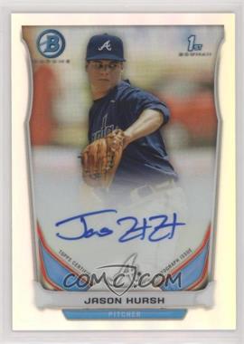 2014 Bowman - Prospect Autographs Chrome - Refractor #BCAP-JHU - Jason Hursh /500