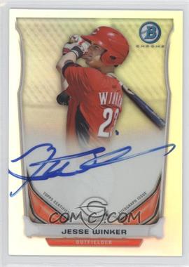 2014 Bowman - Prospect Autographs Chrome - Refractor #BCAP-JW - Jesse Winker /500