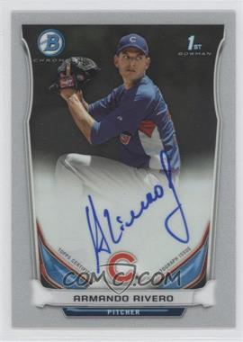 2014 Bowman - Prospect Autographs Chrome #BCAP-ARI - Armando Rivero