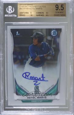 2014 Bowman - Prospect Autographs Chrome #BCAP-KM - Ketel Marte [BGS 9.5 GEM MINT]