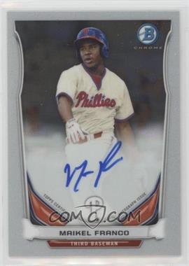 2014 Bowman - Prospect Autographs Chrome #BCAP-MF - Maikel Franco