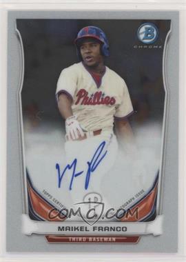 2014 Bowman - Prospect Autographs Chrome #BCAP-MF - Maikel Franco