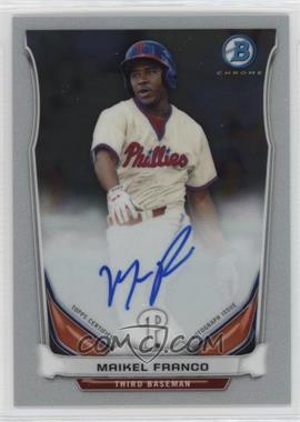 2014 Bowman - Prospect Autographs Chrome #BCAP-MF - Maikel Franco