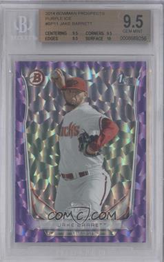 2014 Bowman - Prospects - Purple Ice #BP11 - Jake Barrett /10 [BGS 9.5 GEM MINT]