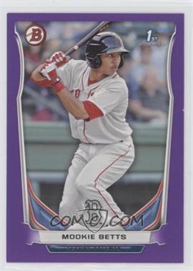 2014 Bowman - Prospects - Purple #BP109 - Mookie Betts