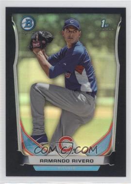 2014 Bowman - Prospects Chrome - Black Refractor #BCP13 - Armando Rivero /99