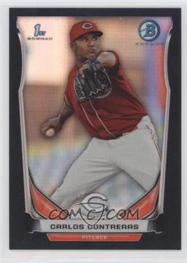 2014 Bowman - Prospects Chrome - Black Refractor #BCP65 - Carlos Contreras /99