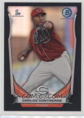 2014 Bowman - Prospects Chrome - Black Refractor #BCP65 - Carlos Contreras /99