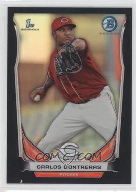 2014 Bowman - Prospects Chrome - Black Refractor #BCP65 - Carlos Contreras /99