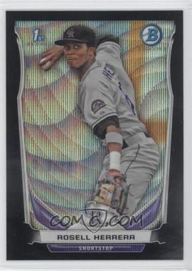 2014 Bowman - Prospects Chrome - Black Wave Refractor #BCP4 - Rosell Herrera