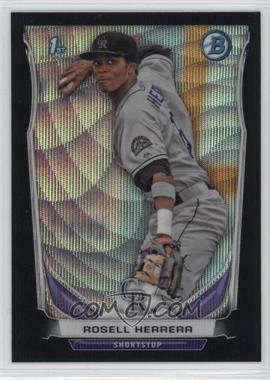 2014 Bowman - Prospects Chrome - Black Wave Refractor #BCP4 - Rosell Herrera