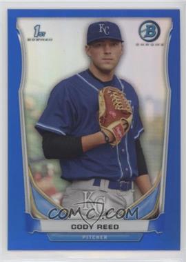 2014 Bowman - Prospects Chrome - Blue Refractor #BCP38 - Cody Reed /250