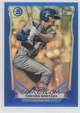 2014 Bowman - Prospects Chrome - Blue Refractor #BCP48 - Trevor Gretzky /250