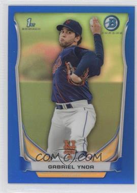 2014 Bowman - Prospects Chrome - Blue Refractor #BCP76 - Gabriel Ynoa /250