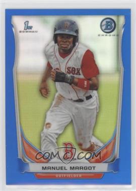 2014 Bowman - Prospects Chrome - Blue Refractor #BCP90 - Manuel Margot /250