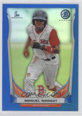 2014 Bowman - Prospects Chrome - Blue Refractor #BCP90 - Manuel Margot /250