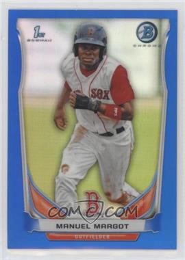 2014 Bowman - Prospects Chrome - Blue Refractor #BCP90 - Manuel Margot /250