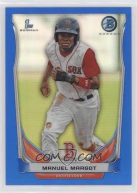 2014 Bowman - Prospects Chrome - Blue Refractor #BCP90 - Manuel Margot /250