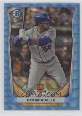 2014 Bowman - Prospects Chrome - Blue Wave Refractor #BCP34 - Cesar Puello