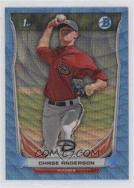 2014 Bowman - Prospects Chrome - Blue Wave Refractor #BCP62 - Chase Anderson