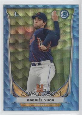 2014 Bowman - Prospects Chrome - Blue Wave Refractor #BCP76 - Gabriel Ynoa