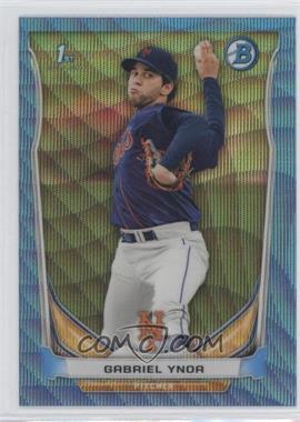 2014 Bowman - Prospects Chrome - Blue Wave Refractor #BCP76 - Gabriel Ynoa